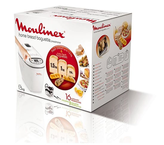caractéristiques techniques Home Bread Baguette Moulinex