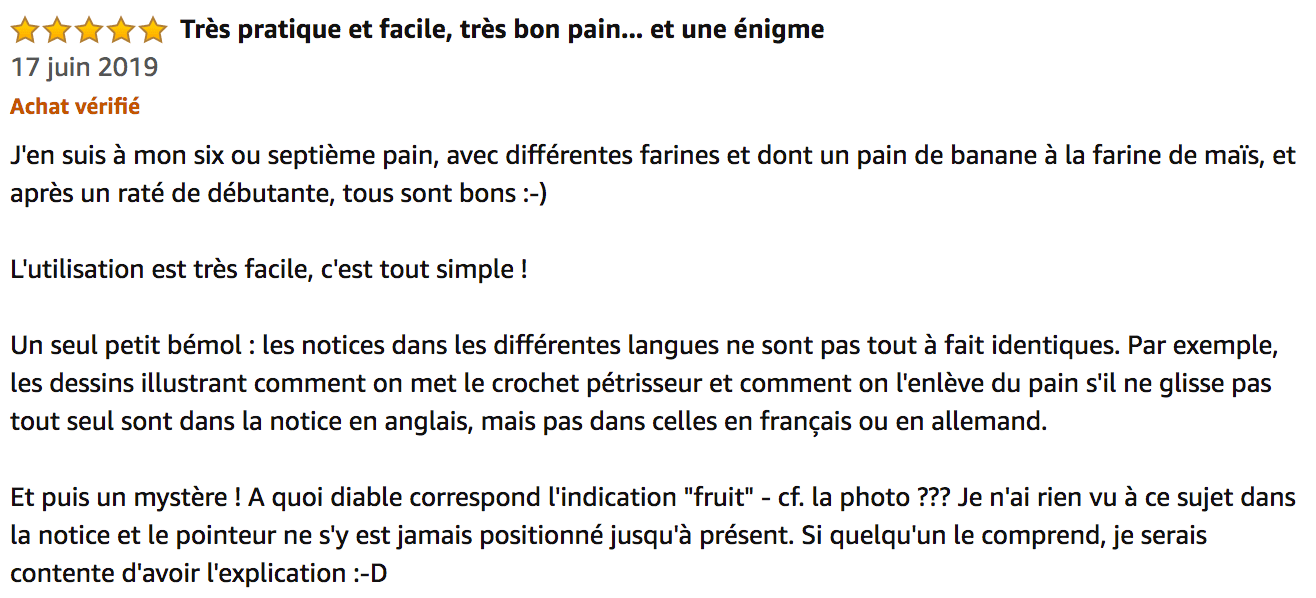 commentaire Aicok MBF-004